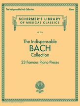 The Indispensable Bach Collection piano sheet music cover